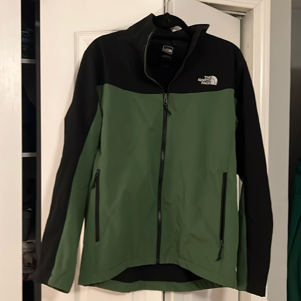 NORTH FACE size large, hoodless jacket